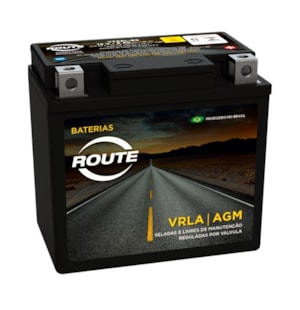 Bateria Route YTX5LBS Selada Titan 2000 ES TITAN150 2006 e / D / BROS150 / FAN 2005 e / D / WEB 2006