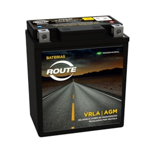 Bateria Route YTX7LBS Selada Falcon / Twister / Tornad / Fazer 250 / Lander / TITAN150 ATE 05 Hornet
