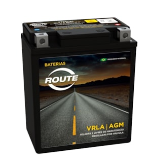 Bateria Route YTX7LBS Selada Falcon / Twister / Tornad / Fazer 250 / Lander / TITAN150 ATE 05 Hornet