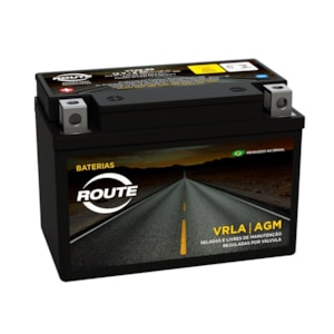 Bateria Route YTX9BS Selada CB500 / XTE600 / XJ6 99 / Shadow 600 / Mirage 250 09 / Comet 250 / Laser
