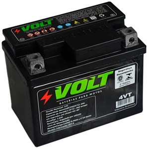 Bateria VOLT YTX4 (4VT) Titan 125 KS / BIZ 100 00 E/D / WEB 2005 / Neo 125