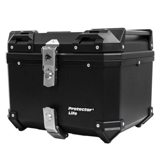 BAU DE PLASTICO PROTECTOR LIFE PRETO FECHO DUPLO 45L (E-570DK)