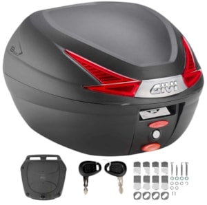 BAU GIVI B330N MONOLOCK 33L PLÁSTICO LENTE VERMELHA