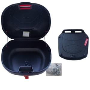 Bau Givi E350N Monolock 35L Plástico Lente Vermelha Traseiro