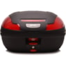 Bau Givi E470N Monolock SIMPLY 47L Preto Plástico C / Lente Vermelha Traseiro