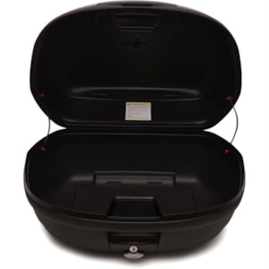 Bau Givi E470NT Monolock SIMPLY 47L Preto Plástico C / Lente Fumê Traseiro