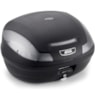 Bau Givi E470NT Monolock SIMPLY 47L Preto Plástico C / Lente Fumê Traseiro