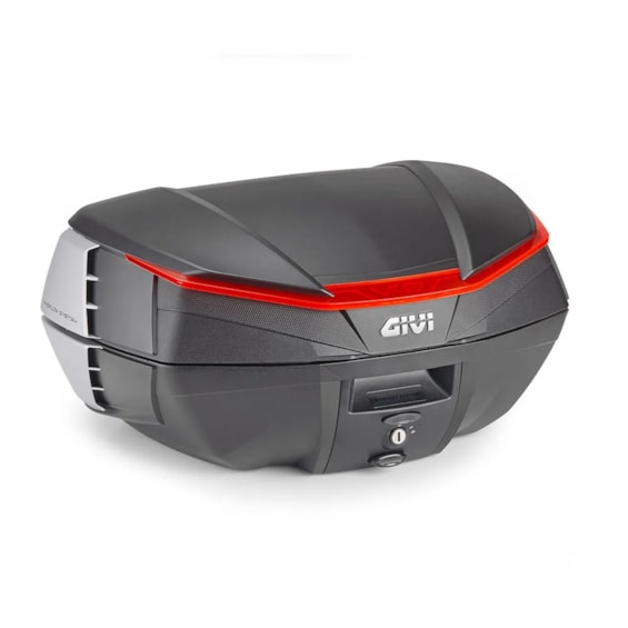 BAU GIVI V49N MONOKEY AIR 49L PRETO PLÁSTICO C / LENTE VERMELHA TRASEIRO