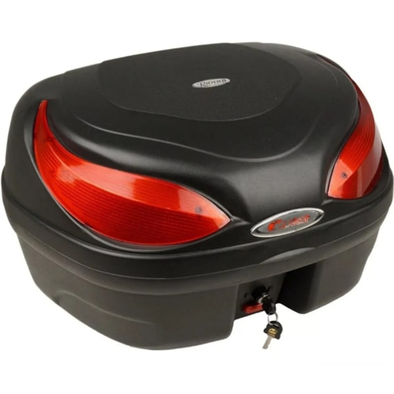 Bau Glider 48 Litros Riders Preto Plástico (lente Vermelha)