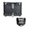 BAU GP TECH TRASEIRO ALUMINIO PRETO M45 LITROS