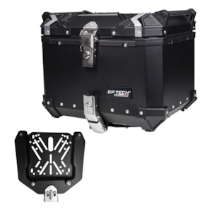 BAU GP TECH TRASEIRO ALUMINIO PRETO M45 LITROS