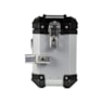 BAU LATERAL GP TECH 30L ALUMINIO POLIDO UNIVERSAL PAR + SUPORTE MULTI FUNCIONAL 