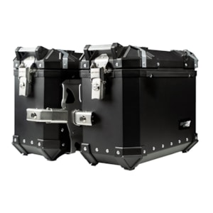 BAU LATERAL GP TECH 30L ALUMINIO PRETO UNIVERSAL PAR