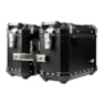 BAU LATERAL GP TECH 30L ALUMINIO PRETO UNIVERSAL PAR + SUPORTE MULTI FUNCIONAL 
