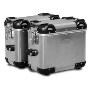 Bau Lateral SCAM Ushuaia 36L Aluminio Escovado Universal PAR