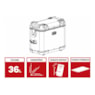 Bau Lateral SCAM Ushuaia 36L Aluminio Preto Universal PAR
