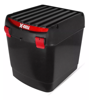 BAU MOTOBOY 100 LITROS XCELL TRASEIRO PRETO