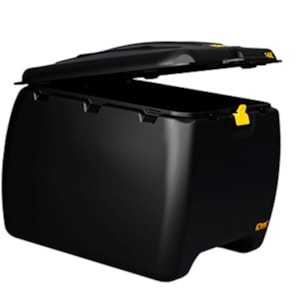 BAU MOTOBOY 140 LITROS MONTADO ICBRAS PRETO