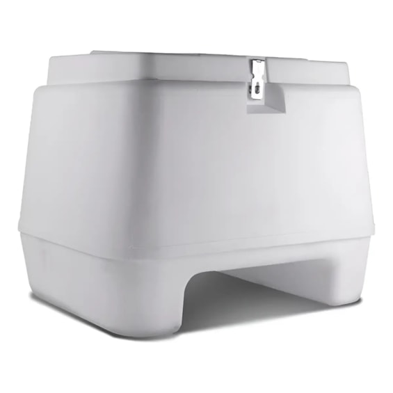BAU PLASTICO PRO TORK 80 LITROS INJETADO BRANCO