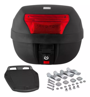 Bau PRO TORK 28 Litros MOD SMART BOX Preto Plástico Lente Vermelha