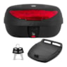 Bau PRO TORK 45 Litros MOD SMART BOX 2 Preto C / Lente Vermelha