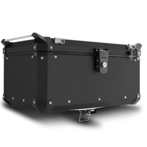 Bau Roncar Adventure Traseiro 56L Universal Alumínio Preto 1 Unidade