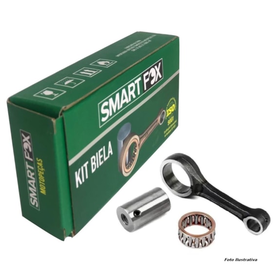 BIELA COMPLETA YBR 125 00-08 XTZ 125 03-16 FACTOR 125 02-09 SMARTFOX