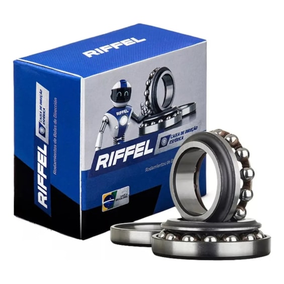 CAIXA DIRECAO C/ COLAR YBR 125 / RD 125 / 135 / DT 180 / CRYPTON / NEO 115 RIFFEL