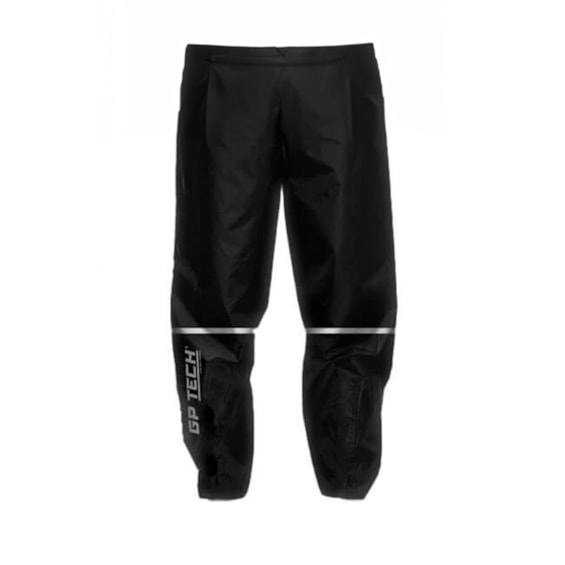 CALÇA CAPA CHUVA AVULSA FEMININA GP TECH SIENA NYLON PREMIUM PRETA