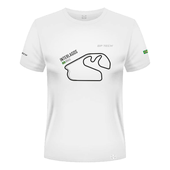 CAMISETA GP TECH BRAZIL INTERLAGOS CAMISETA GP TECH BRAZIL INTERLAGOS