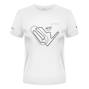 CAMISETA GP TECH JAPAN MOTEGI BRANCA