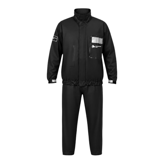 CAPA CHUVA PROTECTOR LIFE PVC STREET PRETA