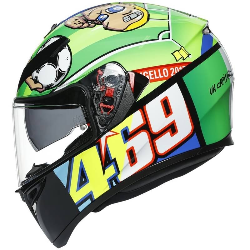 CAPACETE AGV K3 SV MUGELLO 2017 REPLICA CAPACETE AGV K3 SV MUGELLO 2017 REPLICA
