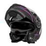 Capacete Feminino GP TECH A118 SV Road Articulado Robocop Fosco 
