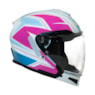 CAPACETE FEMININO GP TECH OPEN DUO R18 AGIO ABERTO