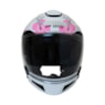 CAPACETE FEMININO GP TECH OPEN DUO R18 FLOWER ABERTO