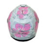 CAPACETE FEMININO GP TECH OPEN DUO R18 FLOWER ABERTO