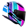 Capacete Feminino LS2 FF353 Rapid FLAG Neon 