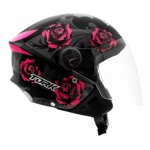 Capacete Feminino PRO TORK NEW Liberty Three Flowers 