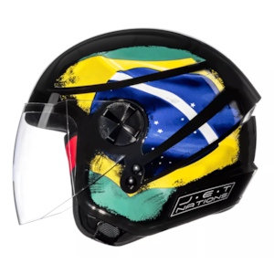 CAPACETE FLY NEW JET HG NATION BRASIL