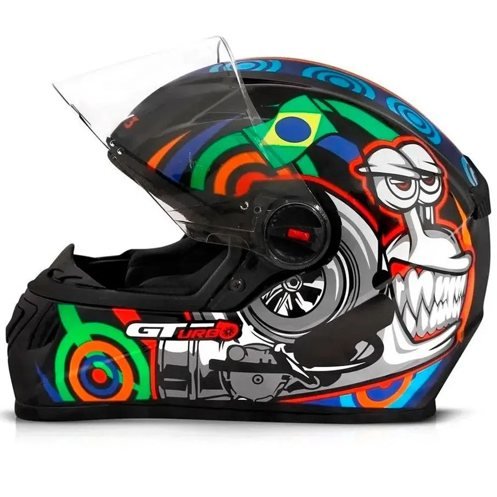 CAPACETE FW3 GT CARTOON BRILHANTE | Paulinho Motos e envio rápido