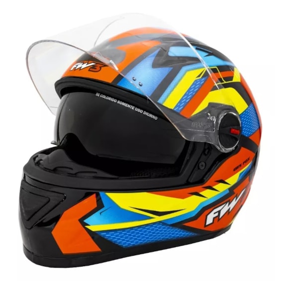 Capacete FW3 GTX FOX 