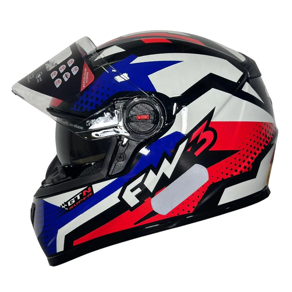 Capacete FW3 GTX Super - Paulinho Motos