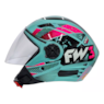 CAPACETE FW3 X OPEN SPEED CLARO