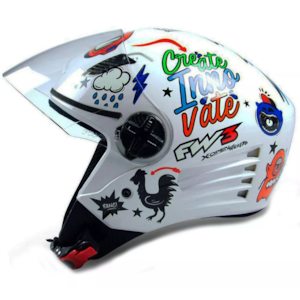 CAPACETE FW3 X OPEN STICKERS