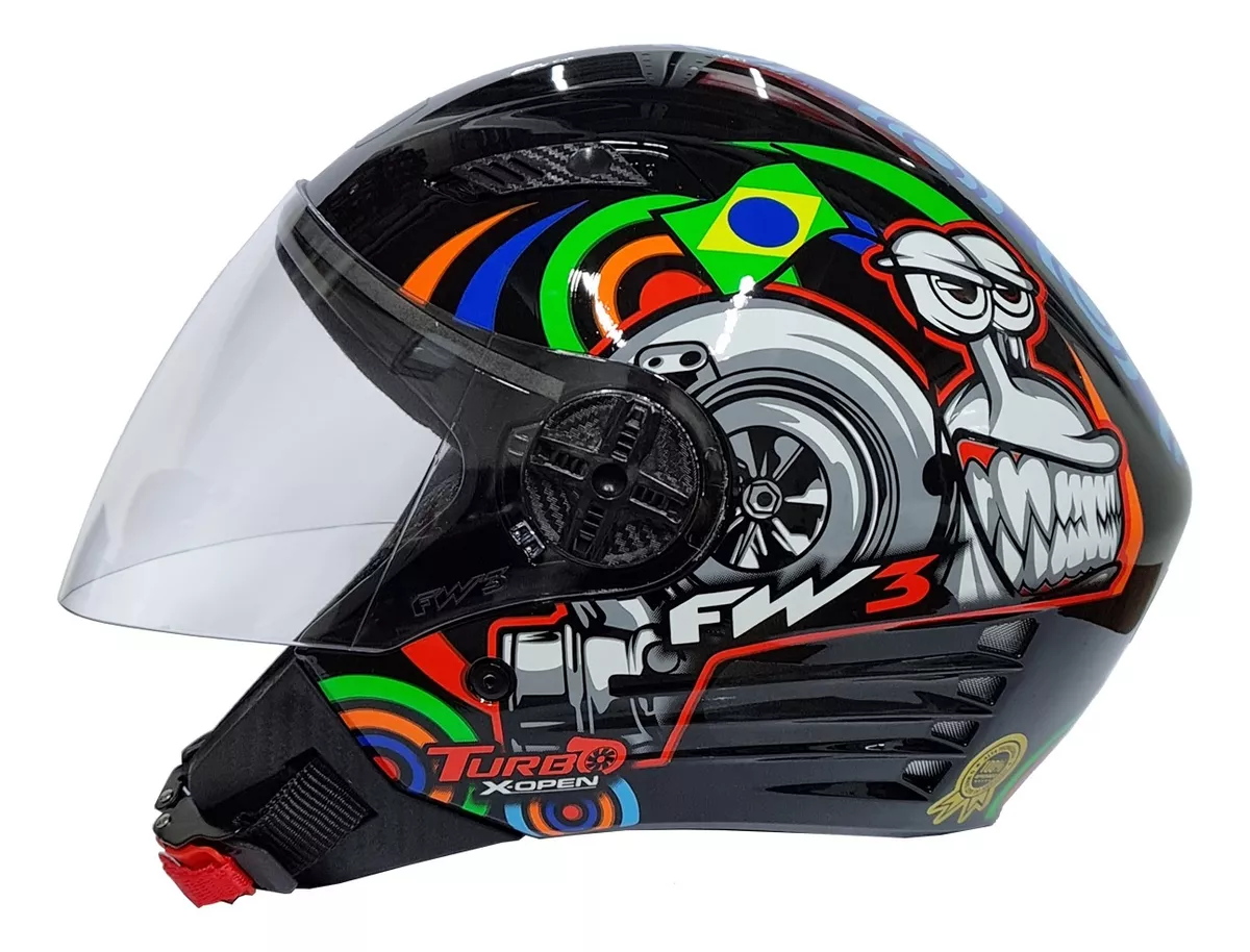 CAPACETE FW3 X OPEN UP 43|Na paulinho Motos em até 6X sem Juros