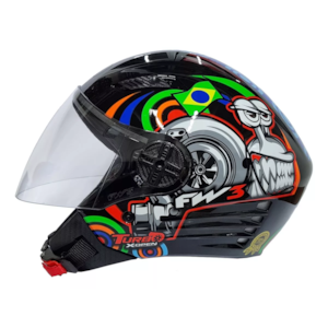 CAPACETE FW3 X OPEN TURBO BRILHANTE