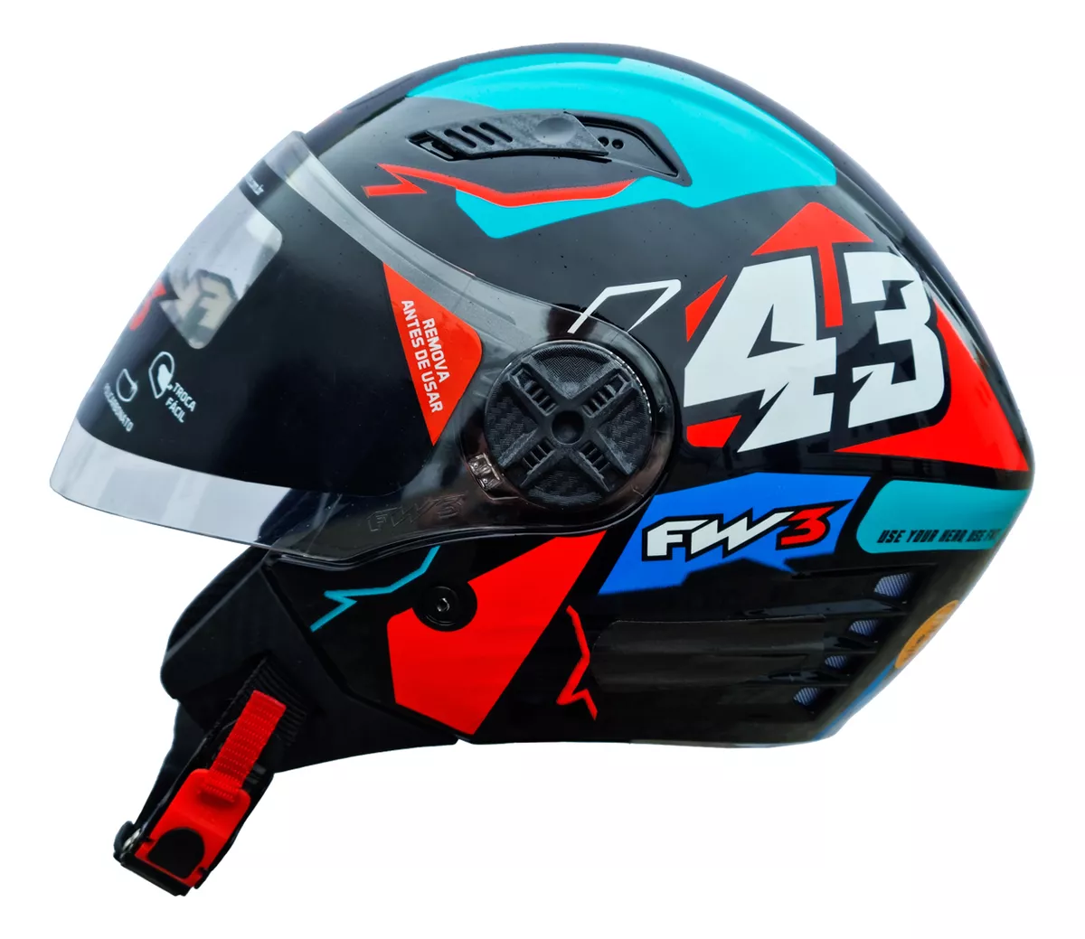 CAPACETE FW3 X OPEN UP 43 - Paulinho Motos