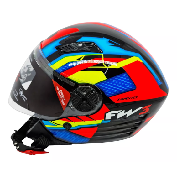 Capacete FW3 X OPEN UP FOX 