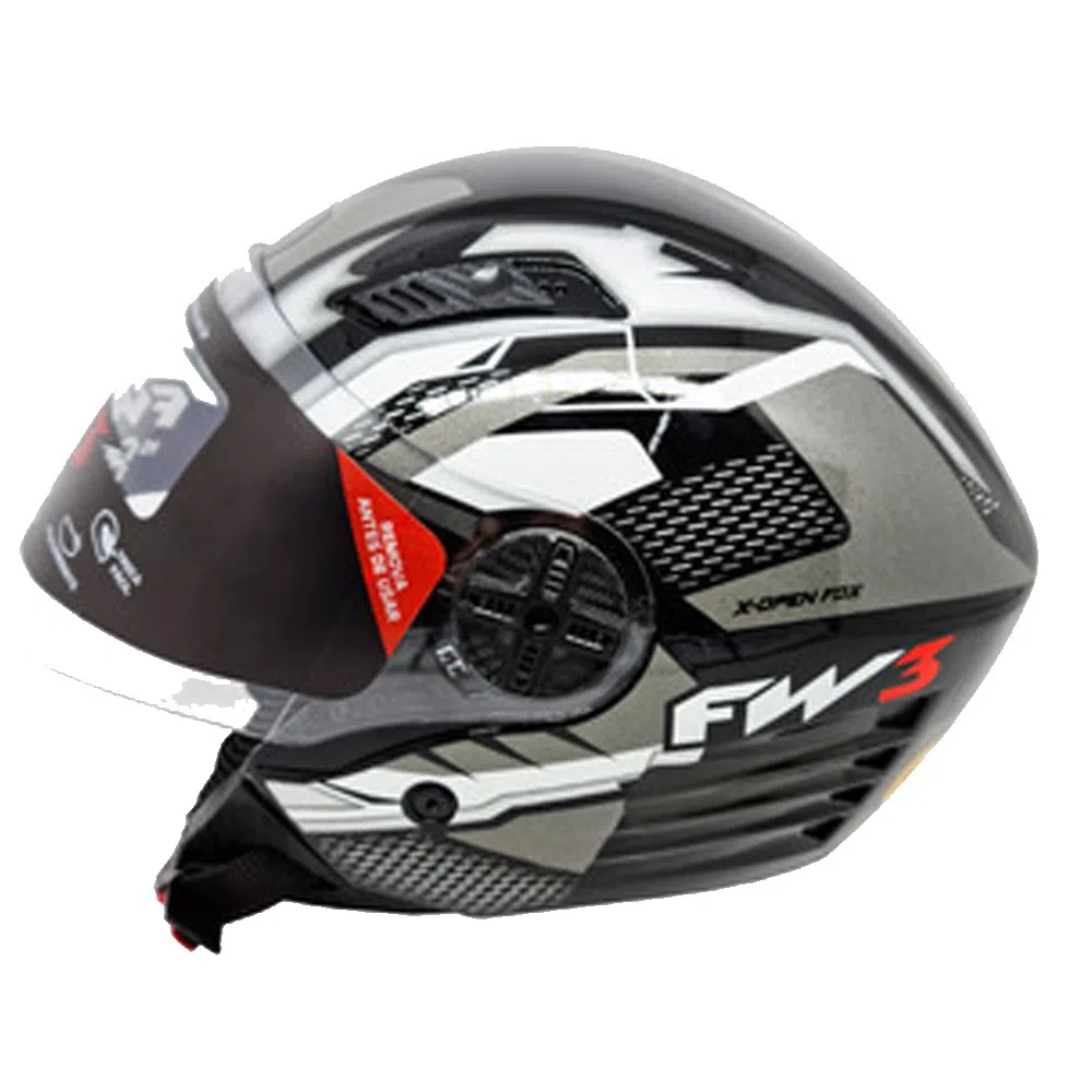 Capacete FW3 X OPEN UP FOX - Paulinho Motos